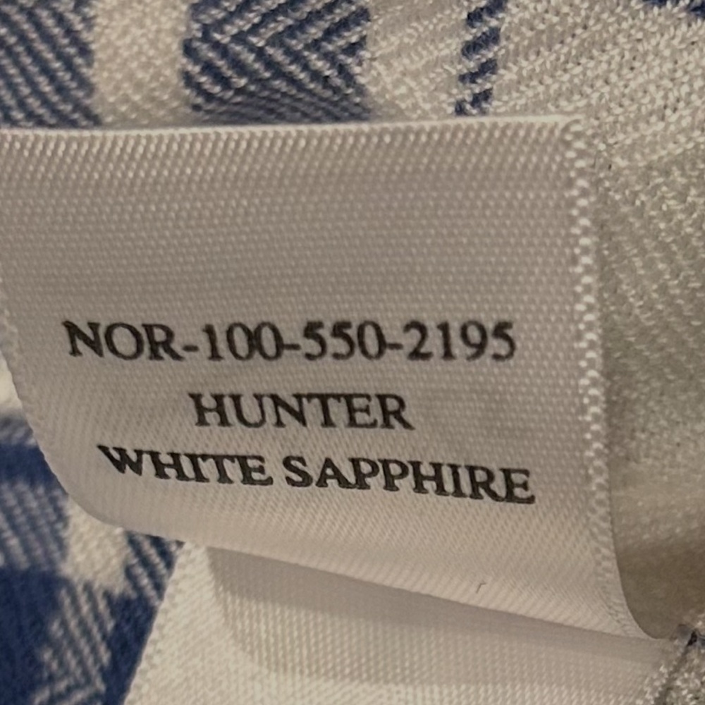 $188 Rails Hunter Shirt White Sapphire plaid shirt size large - Picture 9 of 10
